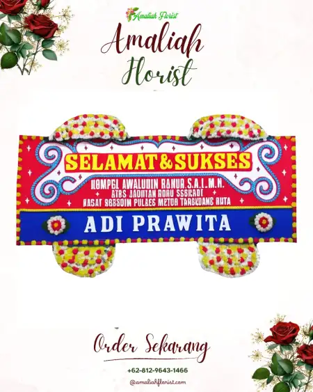 Papan Bunga Ucapan Selamat Aketobololo